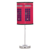 Original british phone box table lamp (Back)