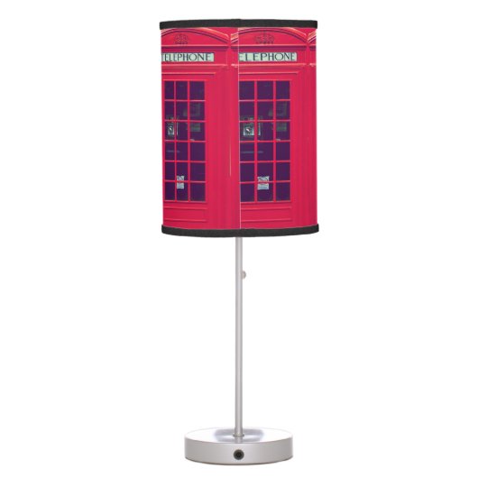 Original british phone box table lamp (Back)