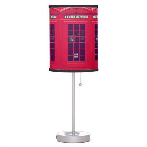 Original british phone box table lamp