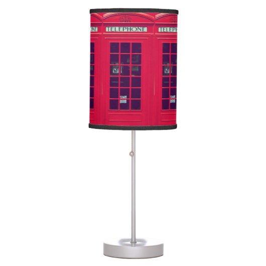 Original british phone box table lamp (Front)