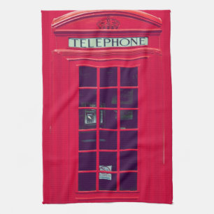 Original british phone box towel