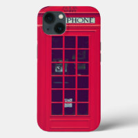 Original british red phone box