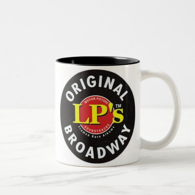 Original Broadway 2 inch Two-Tone Coffee Mug (Right)