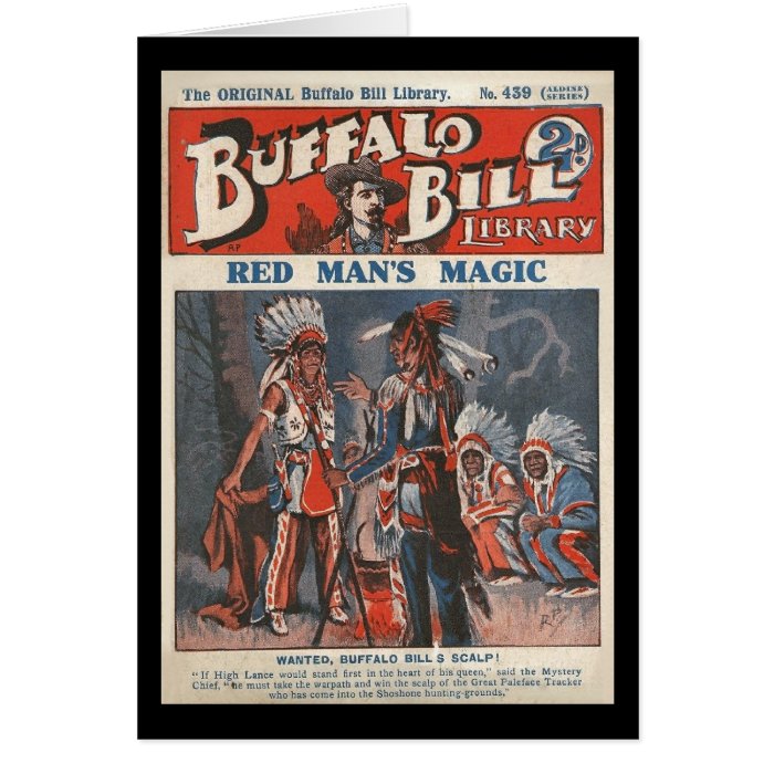 Original Buffalo Bill Library No. 439 Greeting Card