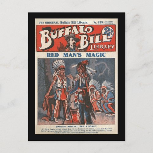 Original Buffalo Bill Library No 439 Postcard