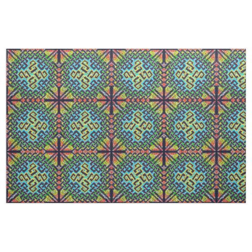 Original Celtic Painting~Hidden Mountain on fabric