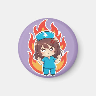 Original Chibi Nurse 3.0 - Angry Magnet