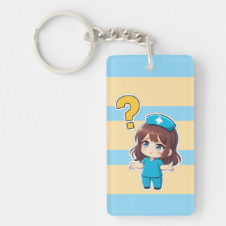 Original Chibi Nurse 3.0 - Something's Wrong Keychain