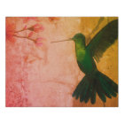 Original Color Pencil Hummingbird with Filter