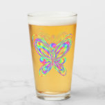 Original colorful butterfly glass