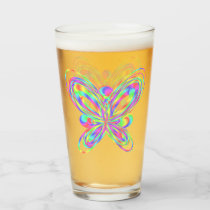 Original colorful butterfly glass
