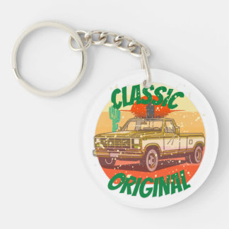 ORIGINAL COOL TRUCK VINTAGE  KEYCHAIN