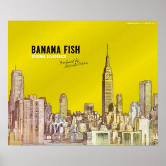 Original Cover of Banana Fish Anime Poster