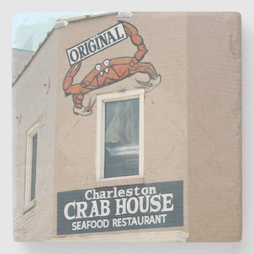 Original Crab House Charleston SC Coaster