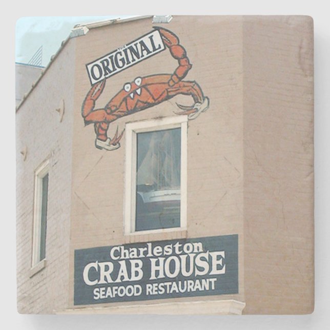 Original Crab House Charleston, SC. Coaster (Front)