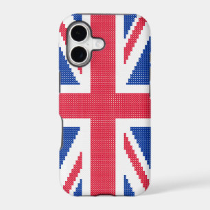 Original cross-stitch design Union Jack iPhone 17 Case