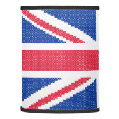 Original cross-stitch design Union Jack Lamp Shade (Left)