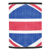 Original cross-stitch design Union Jack Lamp Shade (Back)