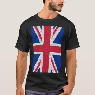 Original cross-stitch design Union Jack T-Shirt