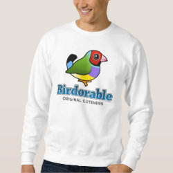 Original Cuteness Gouldian Finch Men's Basic Sweatshirt