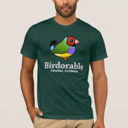 Original Cuteness Gouldian Finch Men's Basic American Apparel T-Shirt