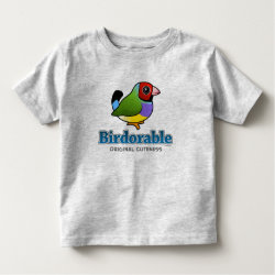 Original Cuteness Gouldian Finch Toddler Fine Jersey T-Shirt