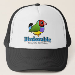 Original Cuteness Gouldian Finch Trucker Hat