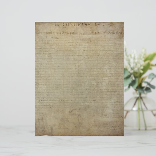 Original Declaration of Independence (Standing Front)