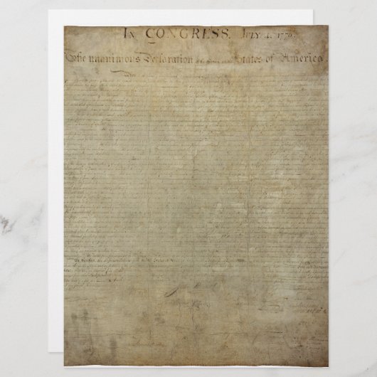 Original Declaration of Independence (Front/Back)