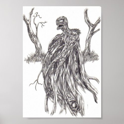 Original Demon Tree Print print