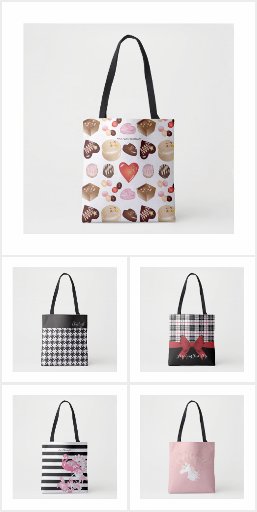 Original Design All-Over-Print Tote Bags