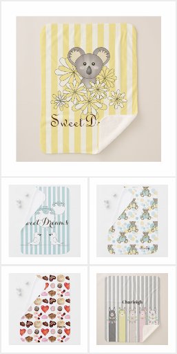 Original Design Blanket Gifts for Babies and Kids