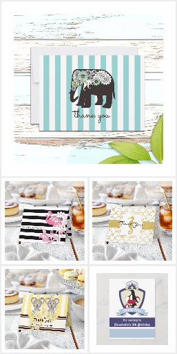 Original Design Custom Thank You Cards