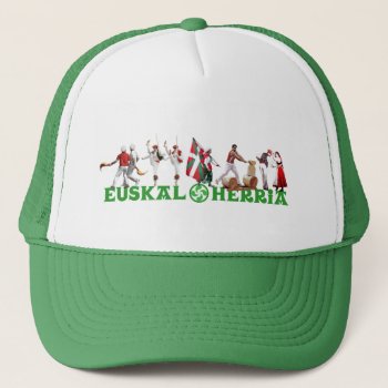 Original Design: Euskal Herria (basque Country)  Trucker Hat by RWdesigning at Zazzle