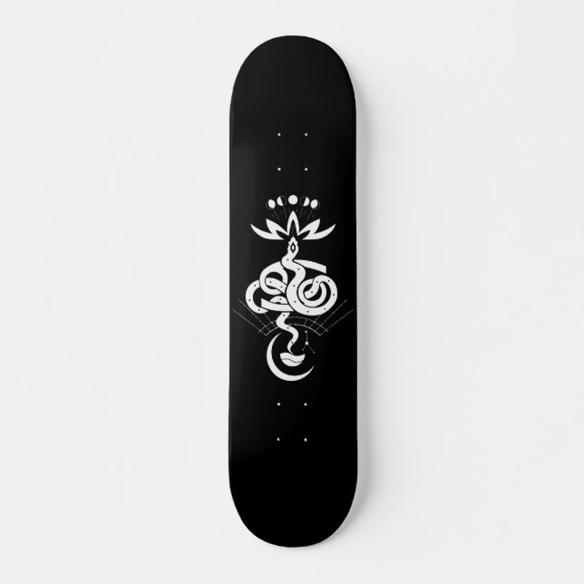 Original design for 2025 Snake printing, Cancer Skateboard (Front)