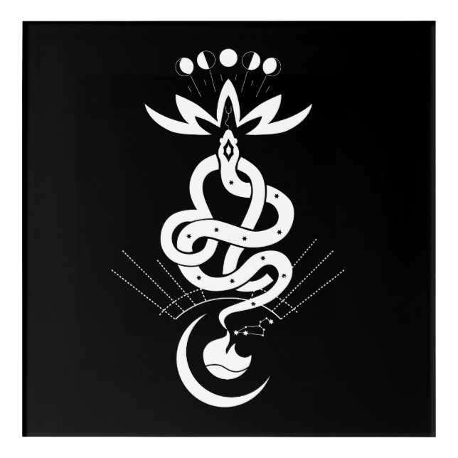 Original design for 2025 Snake printing, Lion Acrylic Print (Front)