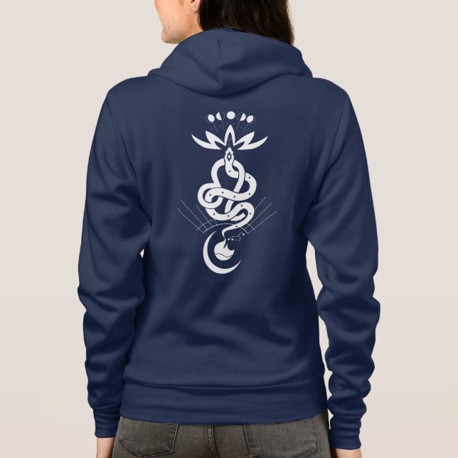 Original design for 2025 Snake printing, Lion Hoodie (Back)