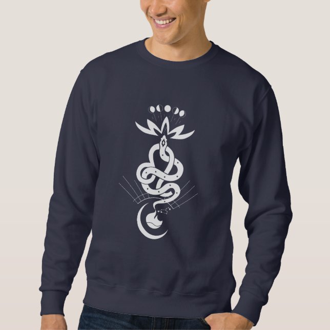 Original design for 2025 Snake printing, Lion Sweatshirt (Front)