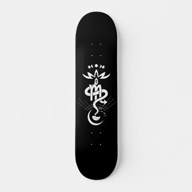 Original design for 2025 Snake printing, Scorpio  Skateboard (Front)