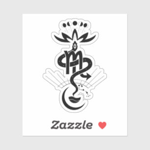 Original design for 2025 Snake printing, Scorpio Sticker
