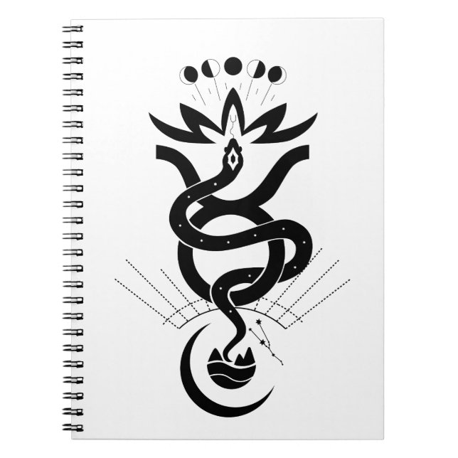Original design for 2025 Snake printing, Taurus  Notebook (Front)