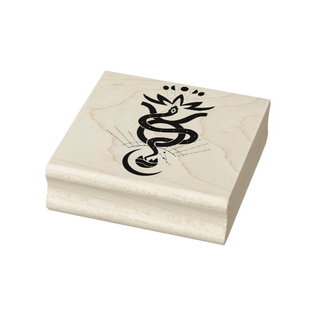 Original design for 2025 Snake printing, Taurus  Rubber Stamp (Stamp)