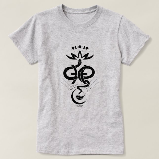 Original design for 2025 T-shirt printing  Pisces  (Design Front)