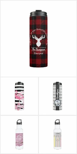 Original Design Water Bottles and Thermal Tumbler