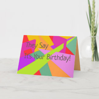 Original Digital Art on Birthday Card