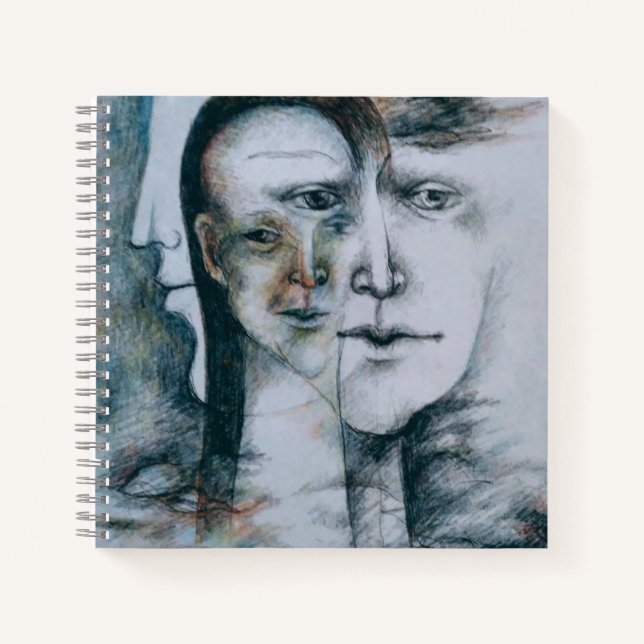 Original digital fine art surrealism notebook (Front)