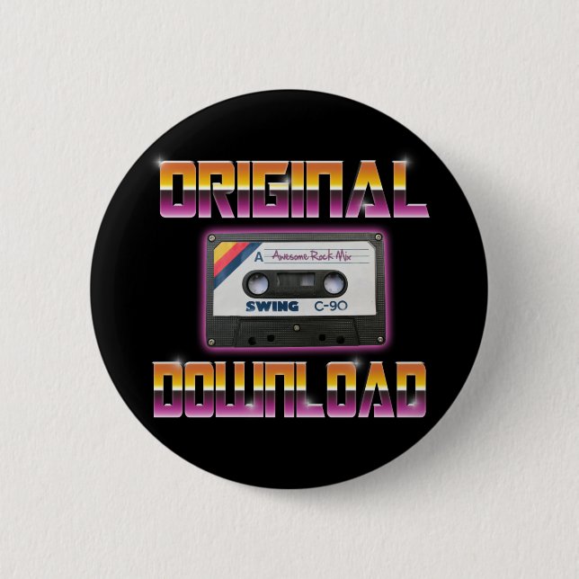 Original Download Cassette Button (Front)