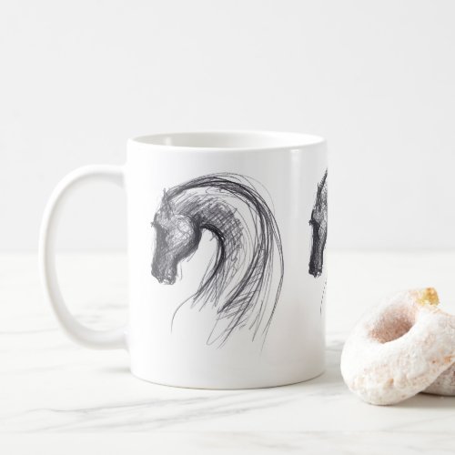 Original Drawing 1 Horse Year Zodiac Mug