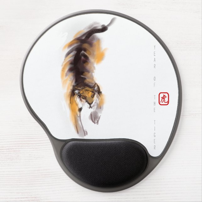 Original Drawing Chinese Tiger Year Birthday VpC03 Gel Mouse Pad (Front)