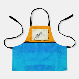 Original Drawing Tiger Chinese New Year AoA5K Apr Apron